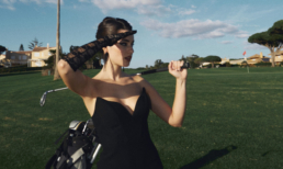 Foto medio cuerpo golf